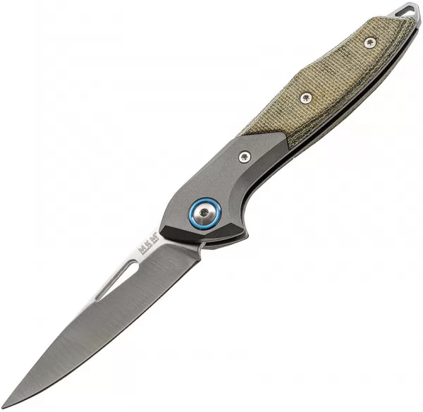 MKM-Maniago Knife Makers Cellina Slip Joint Mercury Grn MKMM024