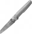MKM-Maniago Knife Makers Miura Button Lock Ti/Dam - MKMMID