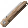 MKM-Maniago Knife Makers Miura Button Lock Ti Bronze MKMMITBR