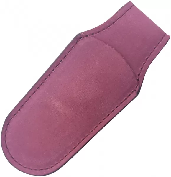 MKM-Maniago Knife Makers Magnetic Leather Pocket Sheath MKMPLSM01BU