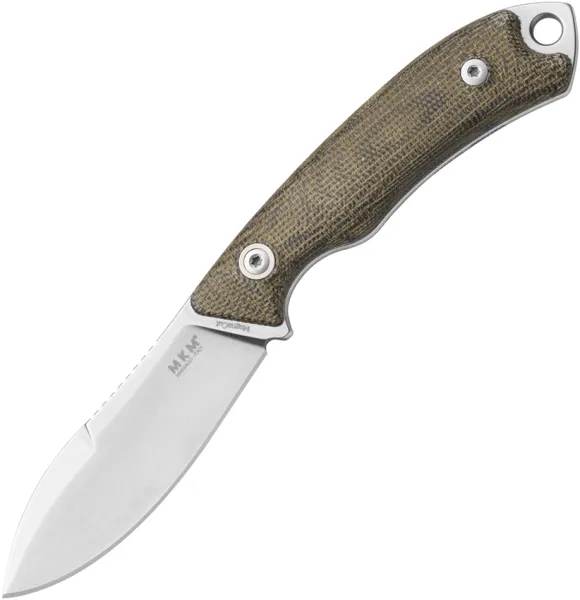 MKM-Maniago Knife Makers Pocket Tango 1 Fixed Blade Grn MKMPT1GC