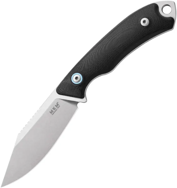 MKM-Maniago Knife Makers Pocket Tango 4 Fixed Blade G10 MKMPT4GBK