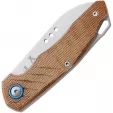 MKM-Maniago Knife Makers Root Slip Joint Natural Mic MKMRTNC