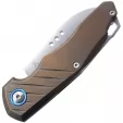 MKM-Maniago Knife Makers Root Slip Joint Bronze MKMRTTBR