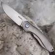 MKM-Maniago Knife Makers Timavo Linerlock Viper Ti MKMV021