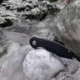 MKM-Maniago Knife Makers Timavo Linerlock Viper Black MKMV026