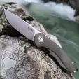 MKM-Maniago Knife Makers Timavo Linerlock Viper Green MKMV027