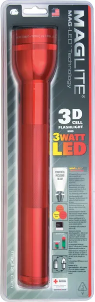 Mag-Lite 3D Cell LED Flashlight Red flashlights ML51082
