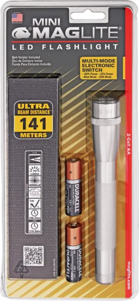 Mag-Lite Mini Maglite 2AA Cell LED flashlights ML53043