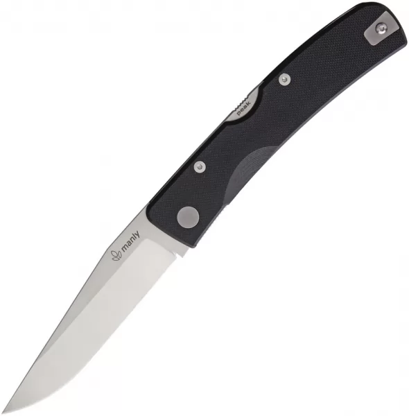Manly Peak Lockback D2 Black MLY005