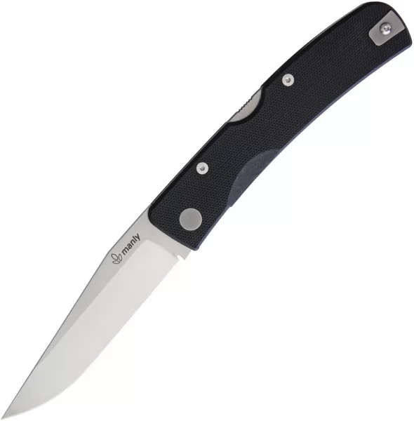 Manly Peak Lockback S90V Black MLY007