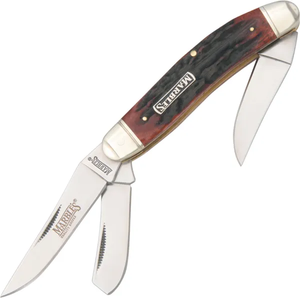 Marbles Sowbelly Stag Bone knives MR103
