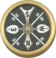 Marbles Large Pocket Compass - MR223