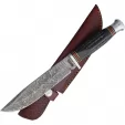 Marbles Damascus Bowie Horn knives MR457