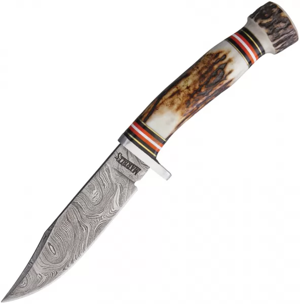 Marbles Stag Damascus Skinner knives MR459