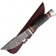 Marbles Fixed Blade Horn Damascus knives MR460