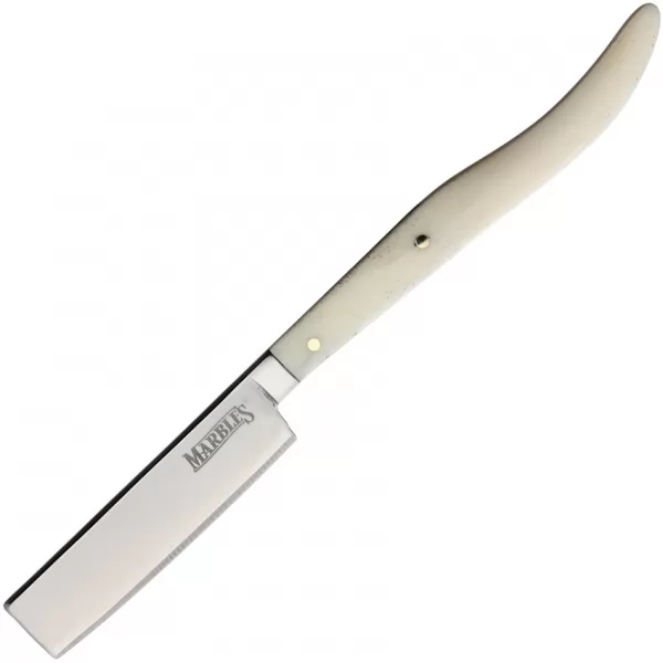 Marbles Straight Razor White Bone knives MR466