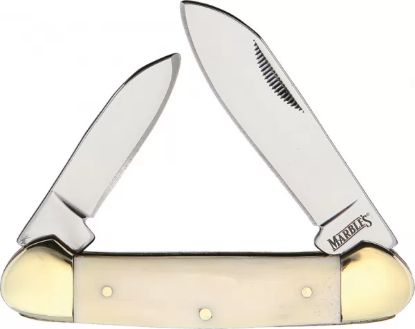 Marbles Canoe White Smooth Bone knives MR580