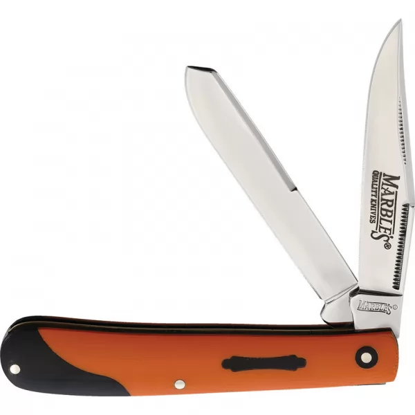 Marbles Trapper Orange G10 knives MR591