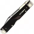 Marbles Swing Guard Brown Checker Bone knives MR678