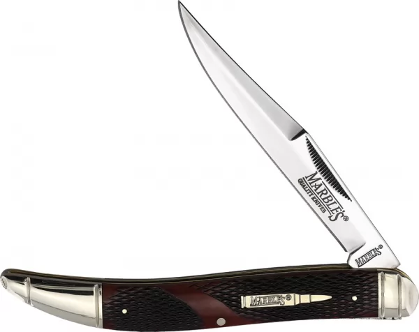 Marbles Toothpick Brown Checkered Bone knives MR680