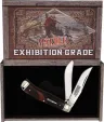 Marbles Trapper Brown Checkered Bone knives MR682