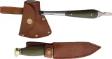 Marbles Hunter Combo Green Micarta knives MR728