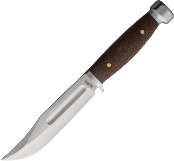 Marbles Fixed Blade Brown Micarta knives MR737