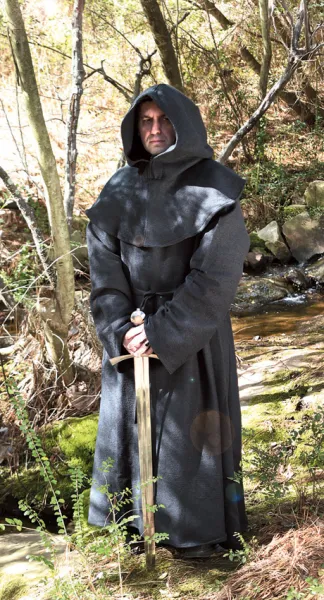 Windlass Monks Robe Black swords 100298BLK