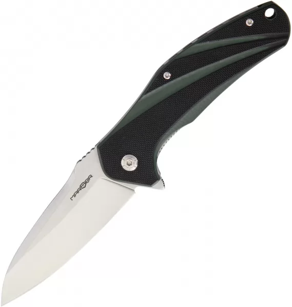 MARSER Stafter 25 Linerlock Black-Grn MRSSTR25