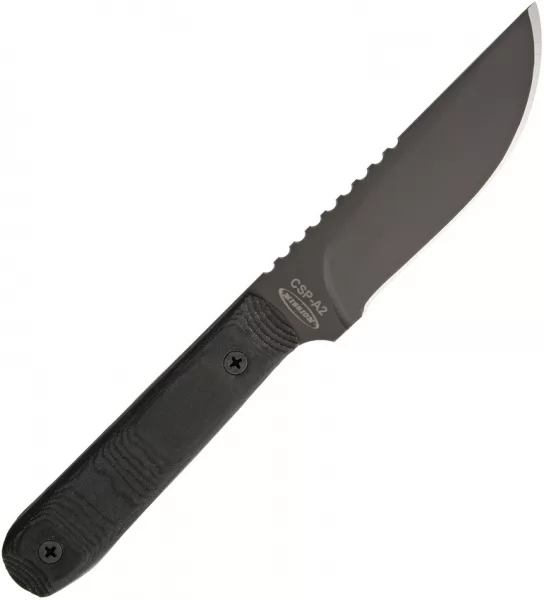 Mission CSP A2 Fixed Blade Black G-10 MS1917