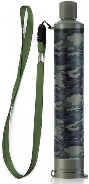 Membrane Solutions Water Filter Straw Camo MSLOESF001