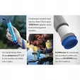 Membrane Solutions Water Filter Straw Blue MSLOESF002
