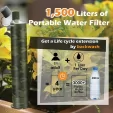 Membrane Solutions Water Filter Straw with Case MSLOESF004Z