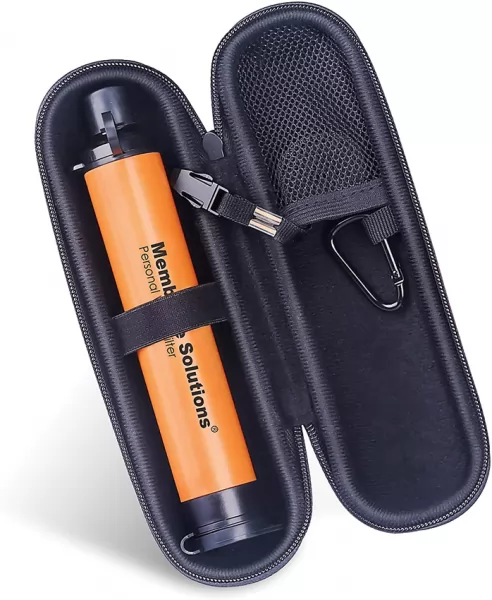 Membrane Solutions Water Filter Straw with Case MSLOESF006Z