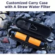 Membrane Solutions Water Filter Straw with Case MSLOESF006Z