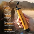 Membrane Solutions Water Filter Straw with Case MSLOESF006Z