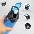Membrane Solutions Water Filter Bottle Blue MSLOEWB001