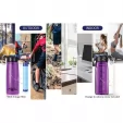 Membrane Solutions Water Filter Bottle Purple MSLOEWB007