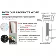 Simpure Water Filter Bottle Orange MSLOEWB008