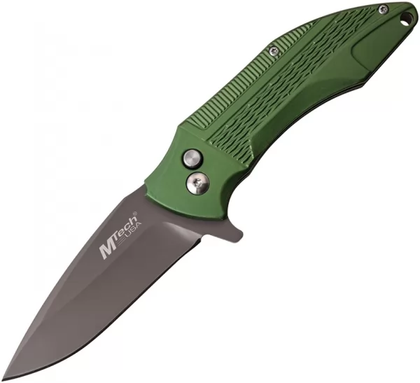 MTech Button Lock Green knives MT1034GN