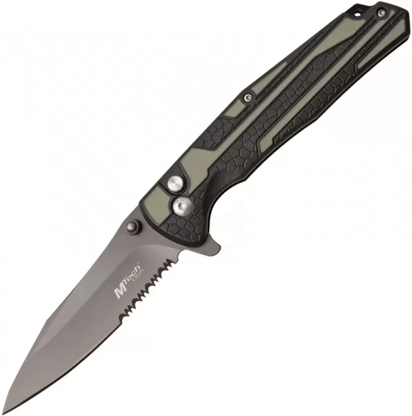 MTech Button Lock Black-Gray knives MT1037GY