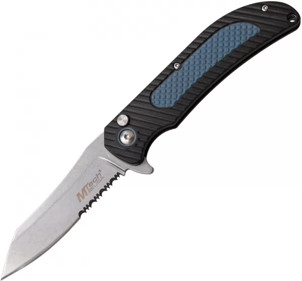 MTech Button Lock Blue knives MT1041BL