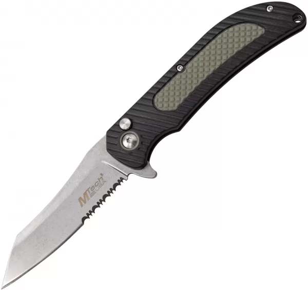 MTech Button Lock Gray knives MT1041GY