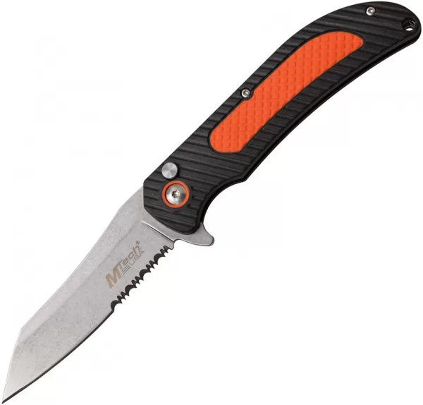 MTech Button Lock Orange knives MT1041OR