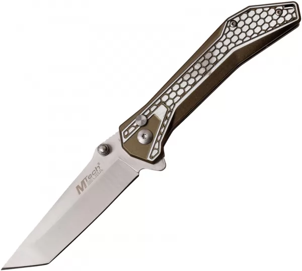 MTech Button Lock Green knives MT1085OD