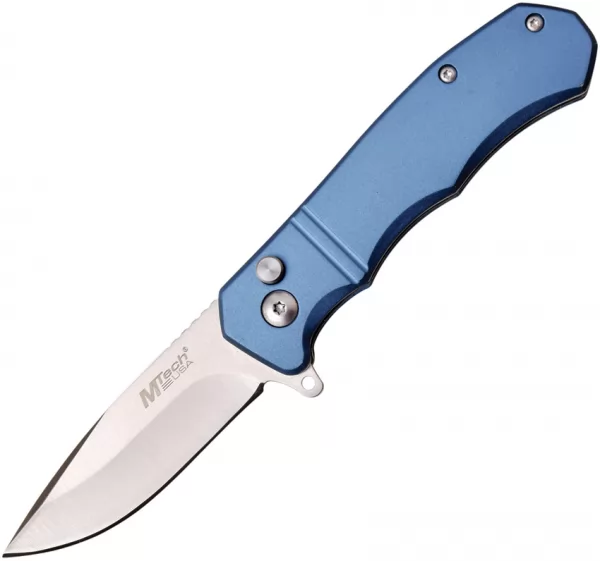 MTech Button Lock Blue knives MT1118BL