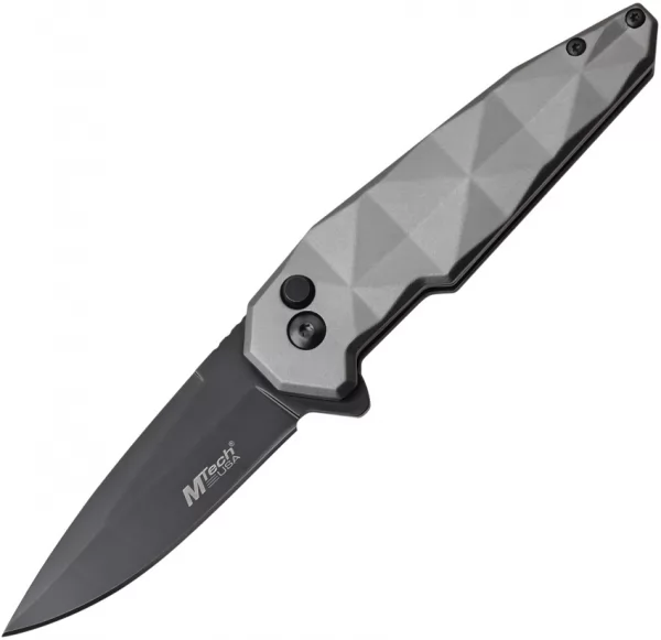 MTech Button Lock Gray knives MT1119GY