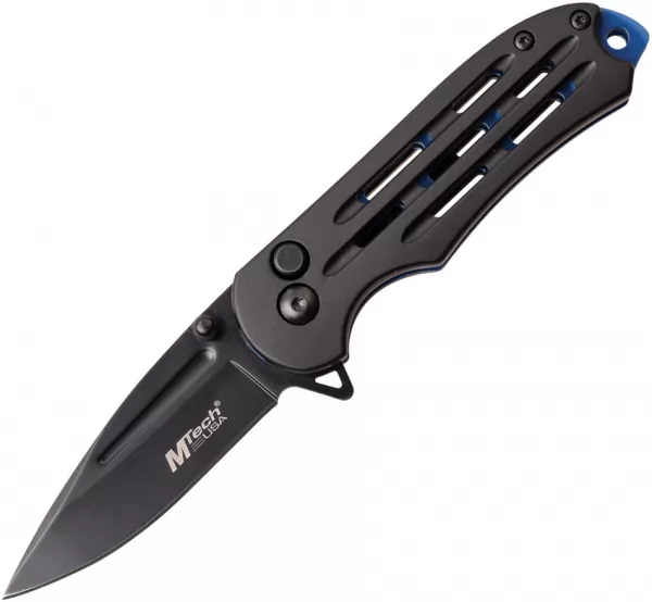MTech Button Lock Blue knives MT1120BL