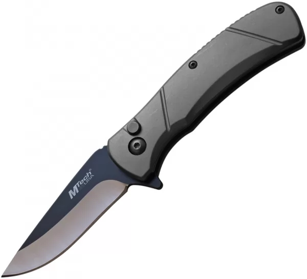 MTech Button Lock Gray knives MT1149GY